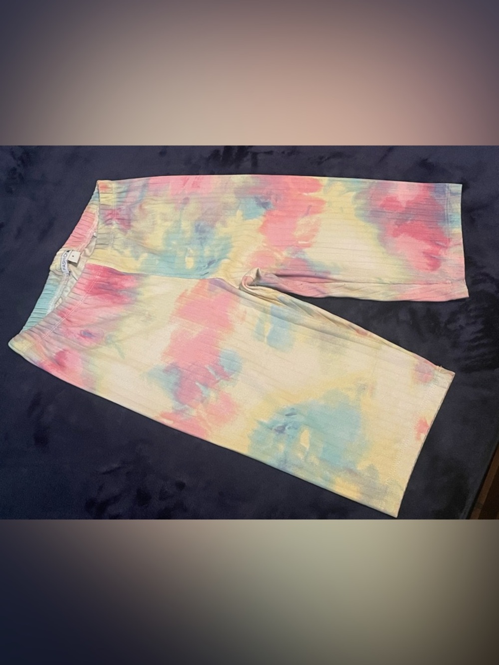 Fashion Nova Pastel Tie-Dye Bike Shorts